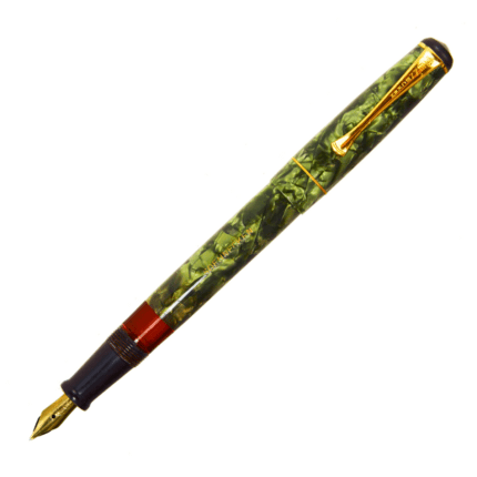 Soennecken Emerald Pearl S25 Fountain Pen, Germany ca 1940