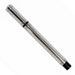 Important Historical W. S. Hicks / A. T. Cross Sterling Silver Eyedropper Stylographic Fountain Pen, Museum Quality, USA ca 1875