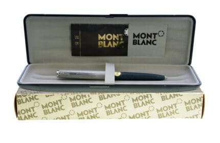 Montblanc No. 285 Clip Vintage Lever Ballpoint Pen, Unused - Mint in Box with Papers, Germany 1970s